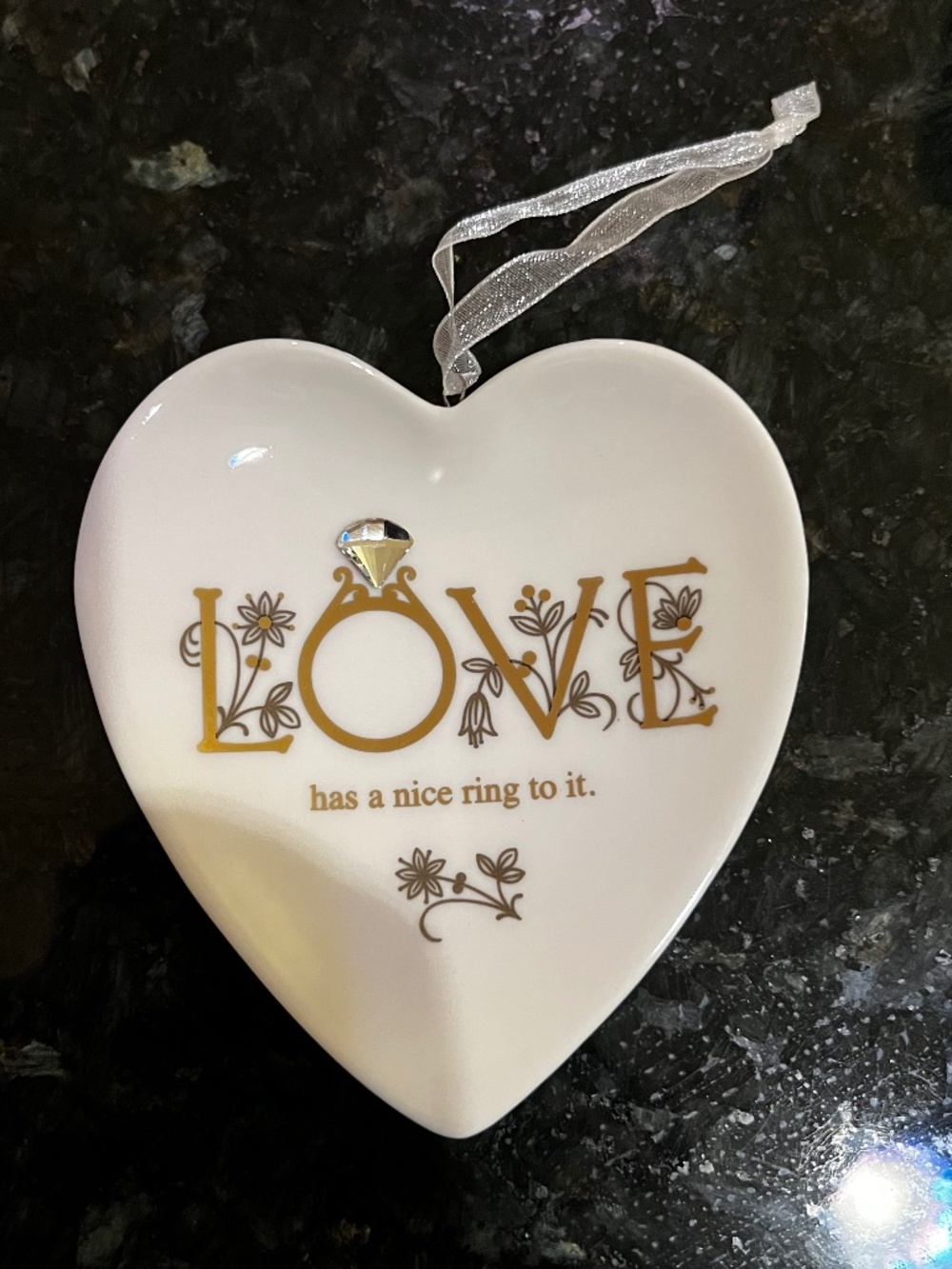 Hallmark “First Comes Love” Engagement Ornament